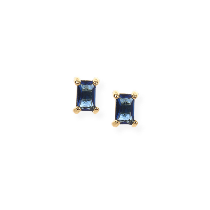 Blue Star Earring Stack Gold