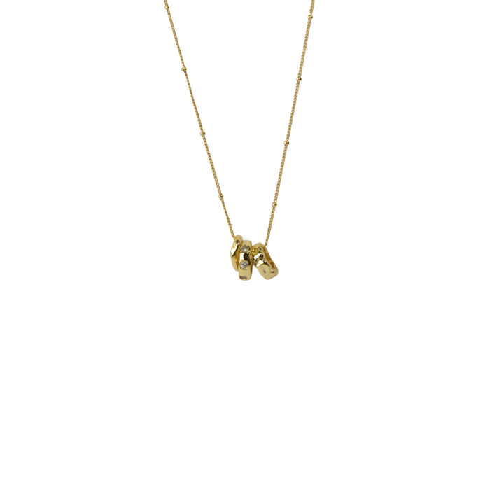 Terzetto Necklace Gold