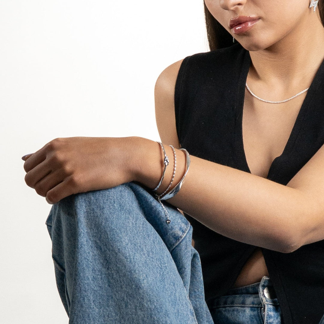 Twist Bangle Silver