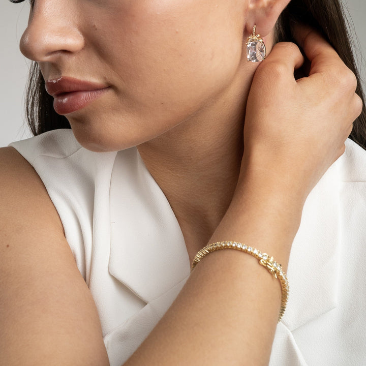 Lola Tennis Bracelet Gold