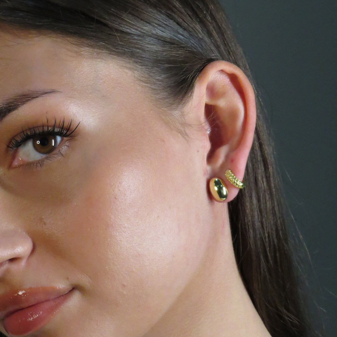 Tilly Stud Earrings Gold