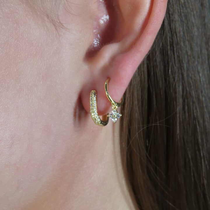 Tami Huggie Earrings Gold