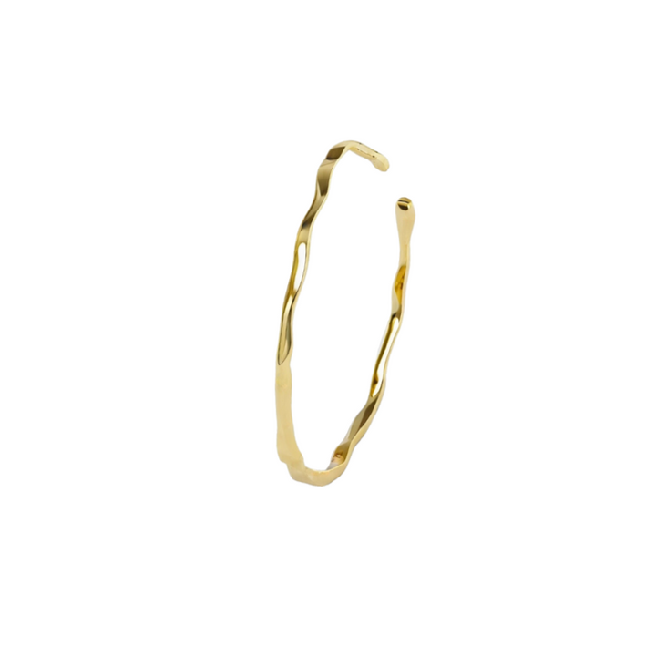 Wave Bangle Gold