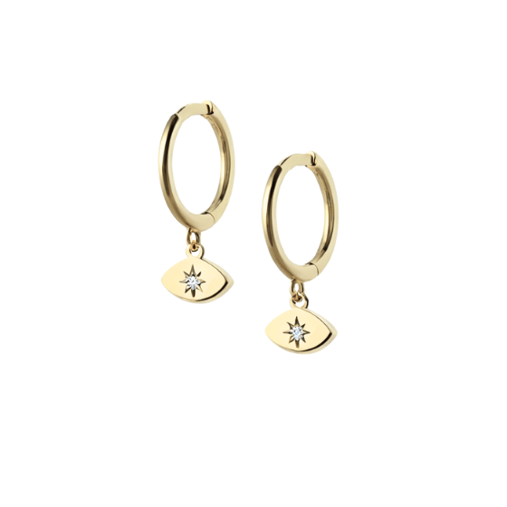 Hollie Huggie Earrings Gold