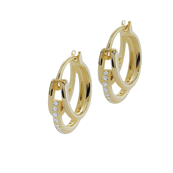 Kimi Hoop Earrings Gold