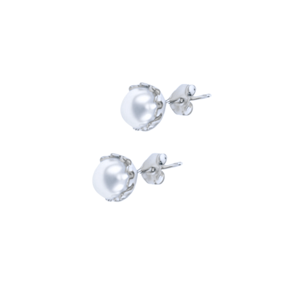 Anna Stud Earrings Silver