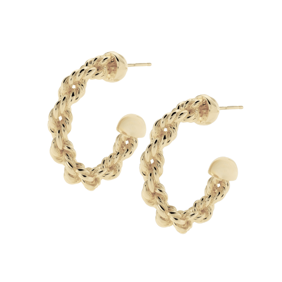 Faye Hoop Earrings Gold