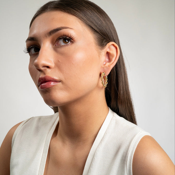 Faye Hoop Earrings Gold