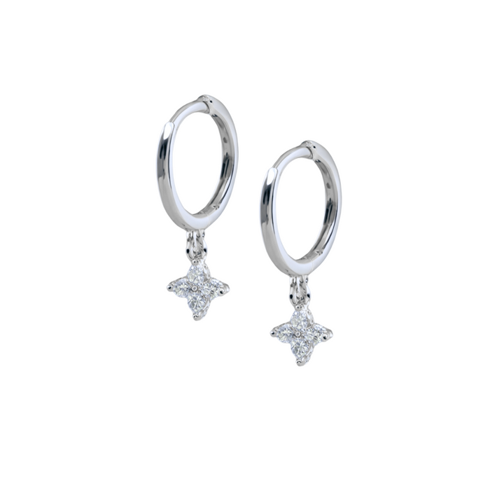 Tami Huggie Earrings Silver