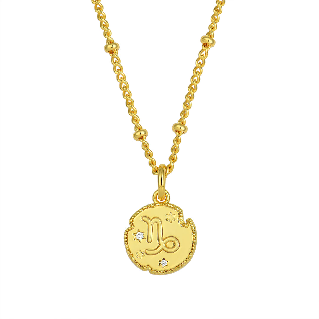 Capricorn Zodiac Pendant Necklace