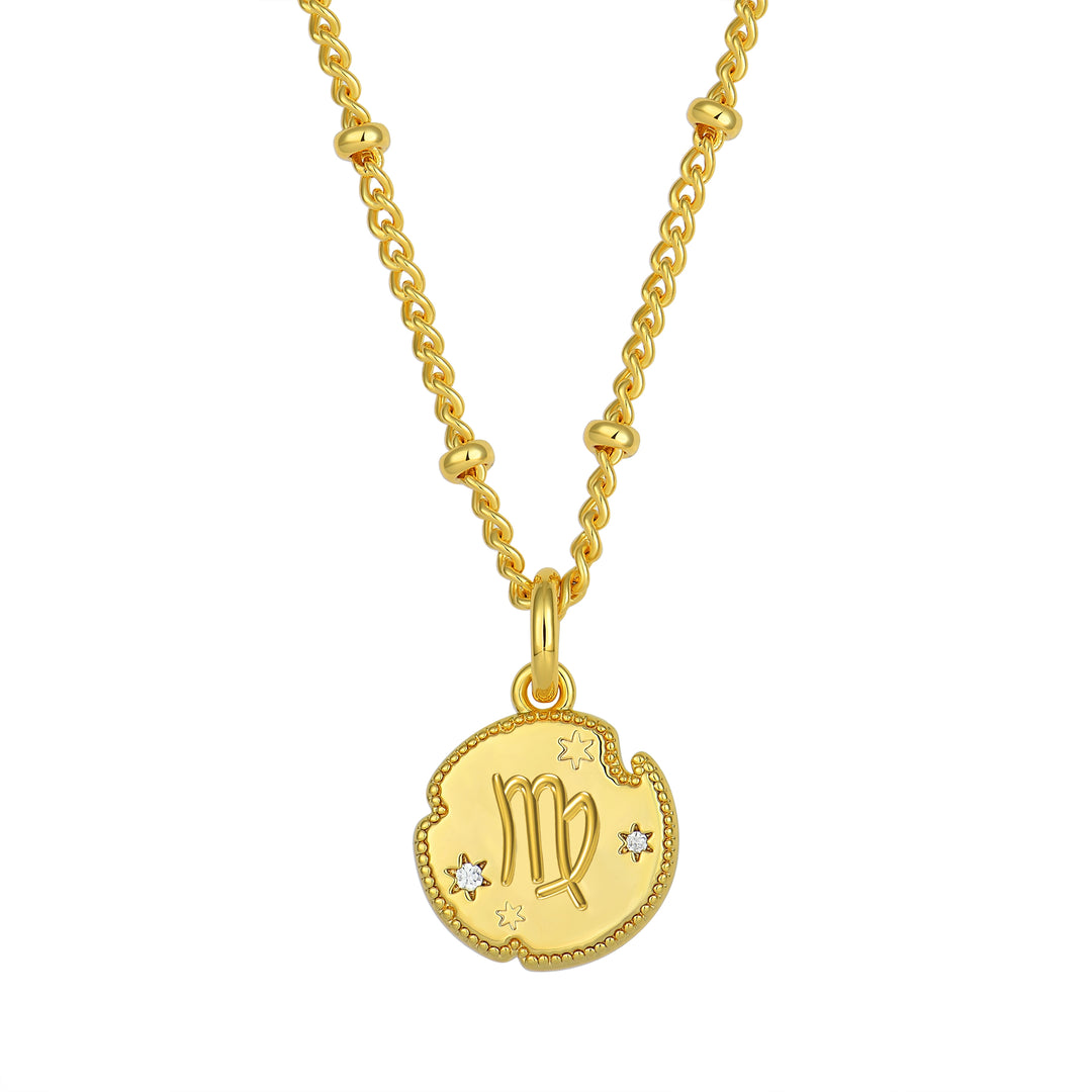 Virgo Zodiac Pendant Necklacr
