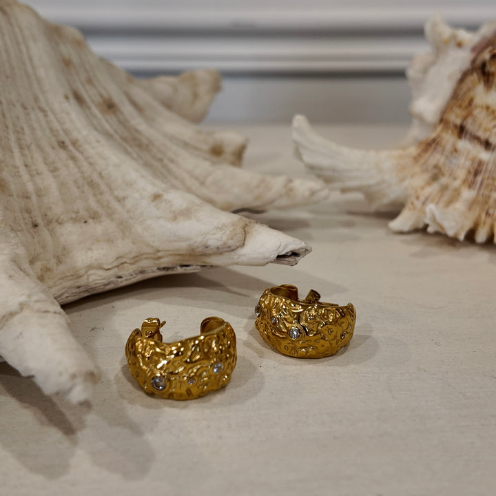 Lisa Hoop Earrings Gold