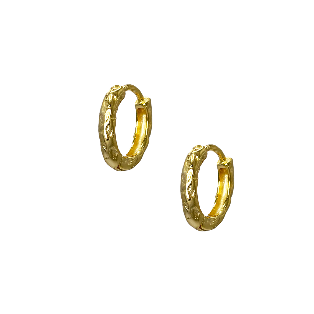 Hana Hoop Earrings Gold