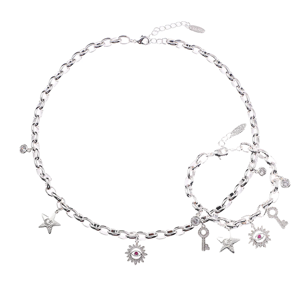Helene Charm Silver Gift Set
