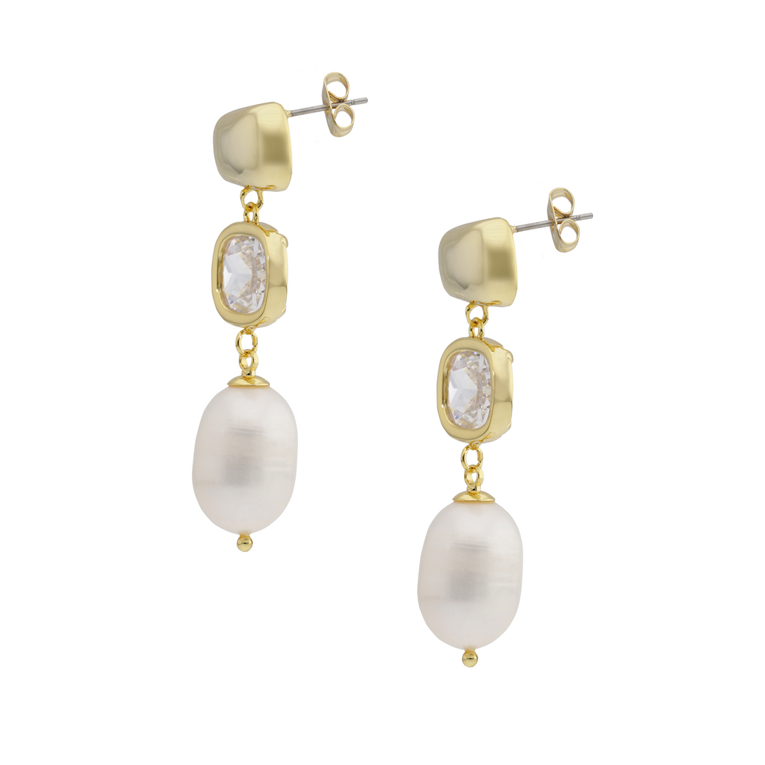 Saori Earrings in Gold