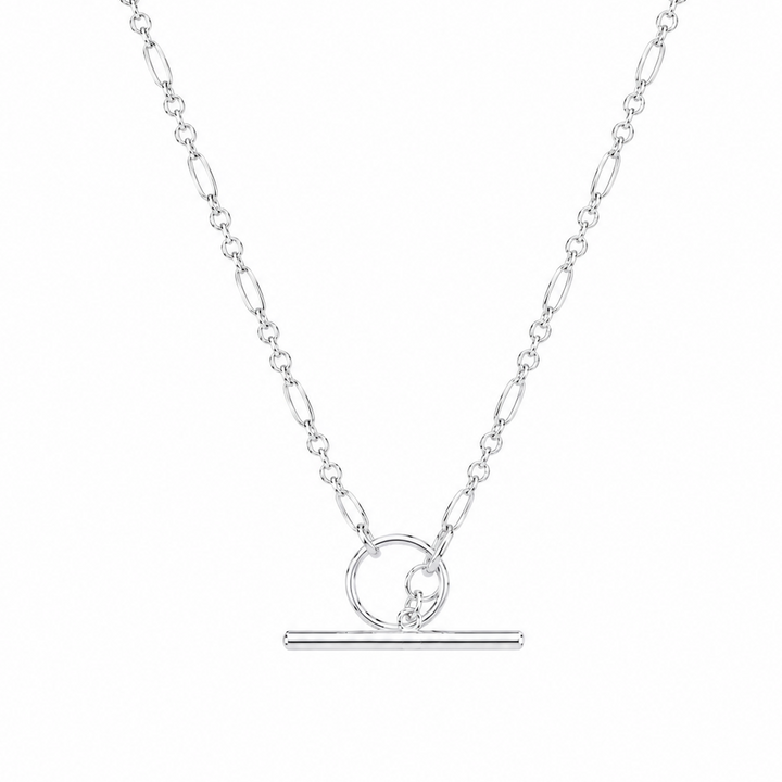 T Bar Mari Necklace Silver