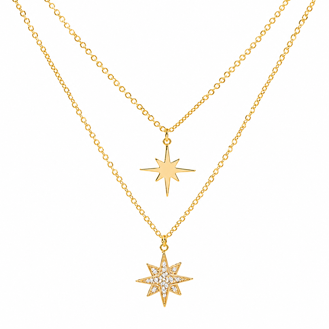 Aster Necklace Gold