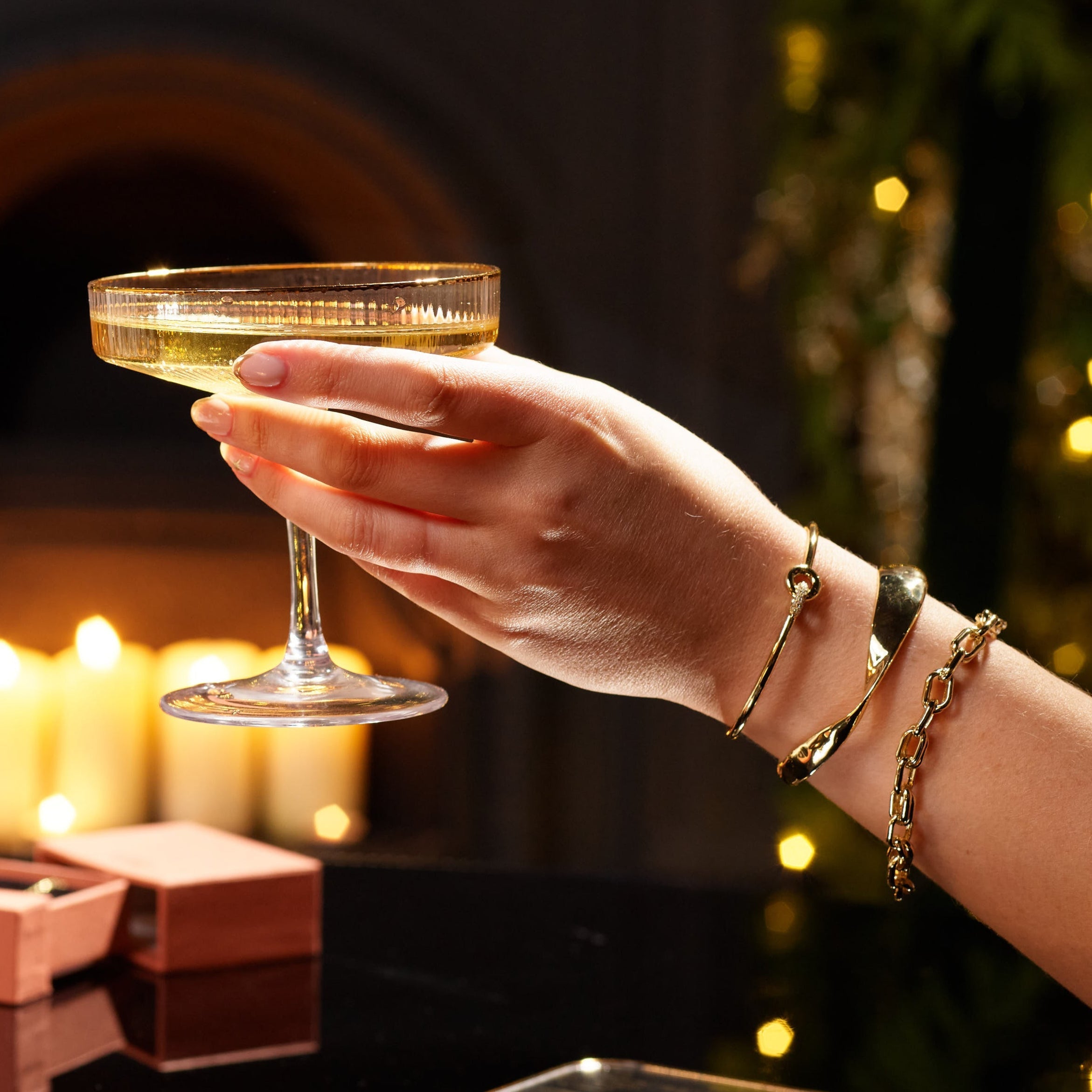Twist Bangle Gold | Sculptural Minimal Cuff Bracelet – Choko Jewellery