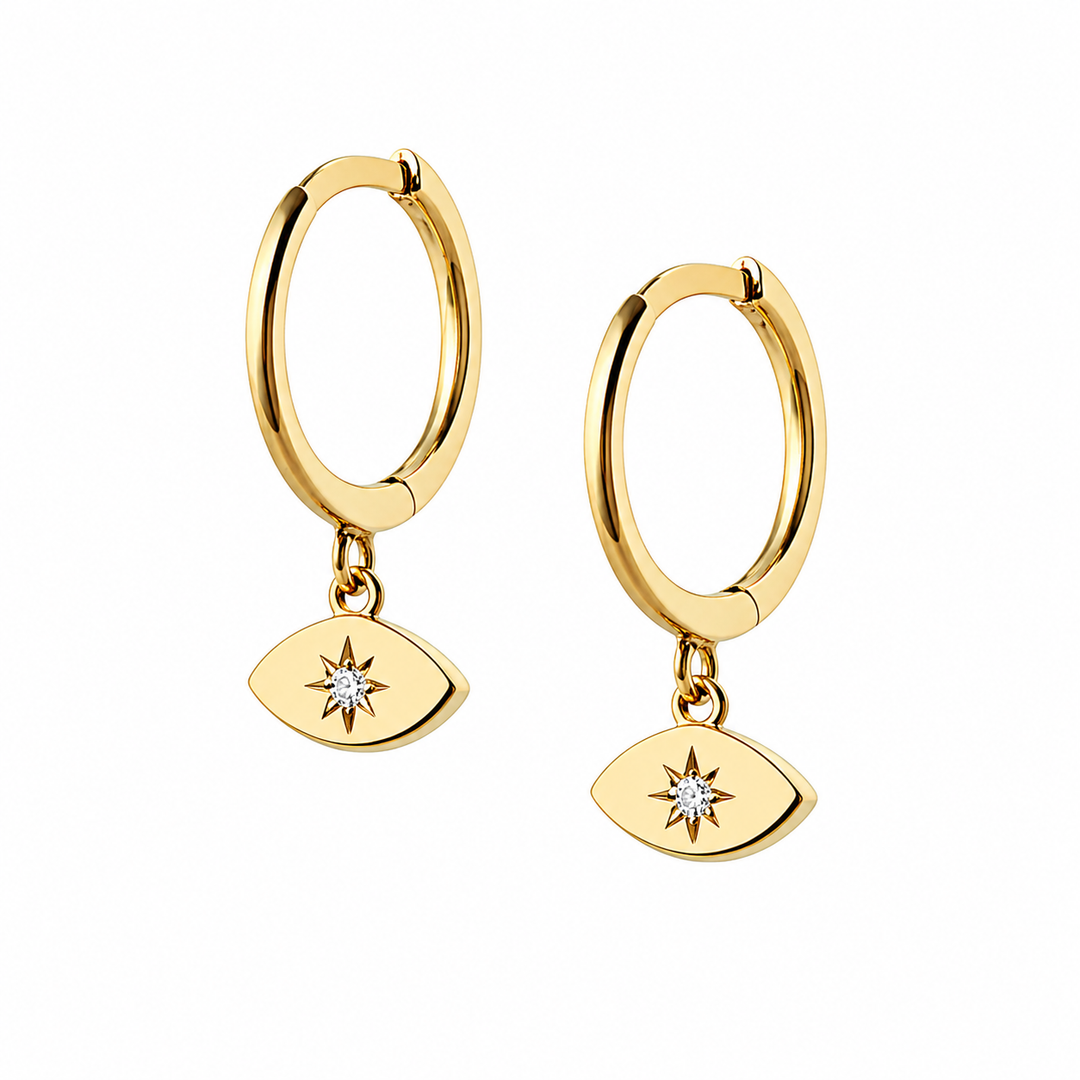 Hollie Huggie Earrings Gold