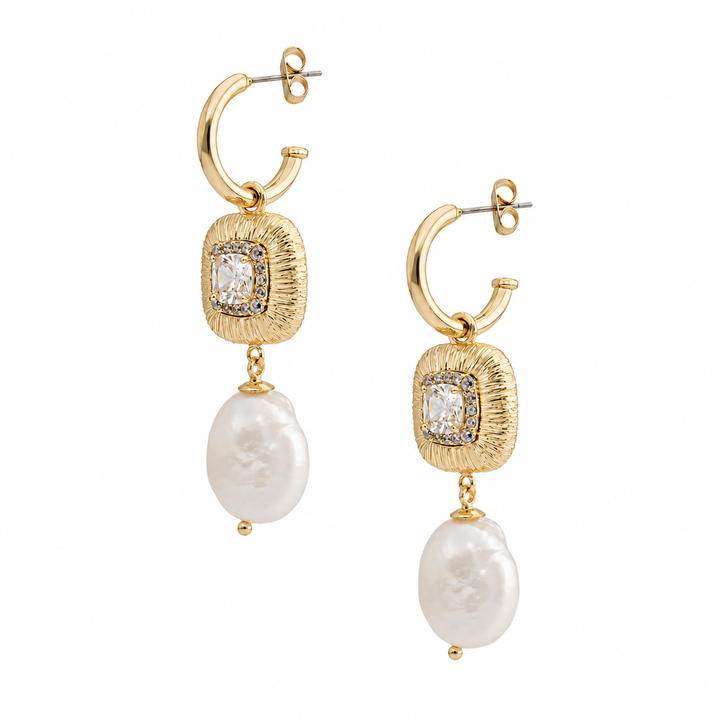 Ema Earrings in Gold