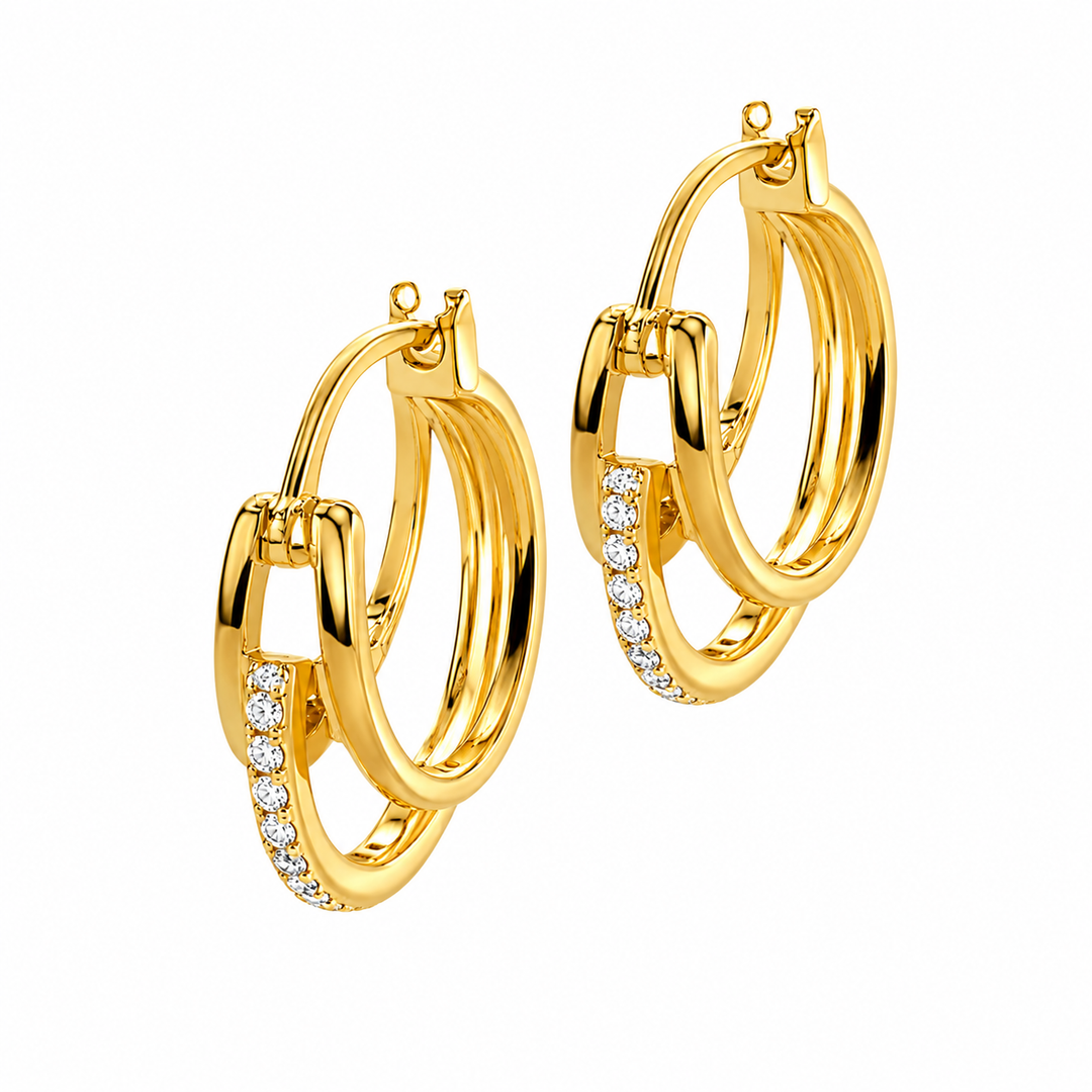 Kimi Hoop Earrings Gold