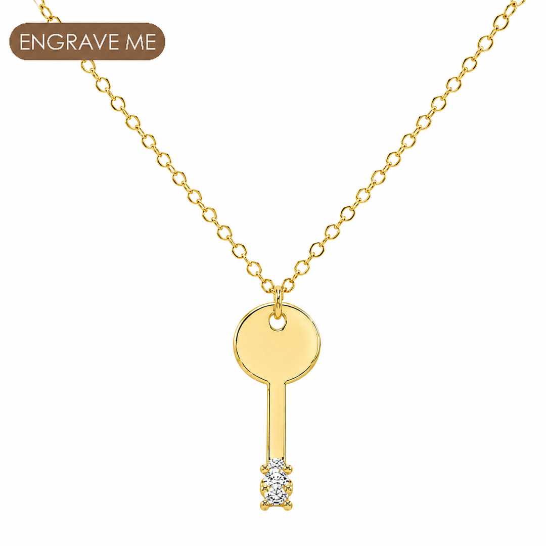 Key Necklace Gold