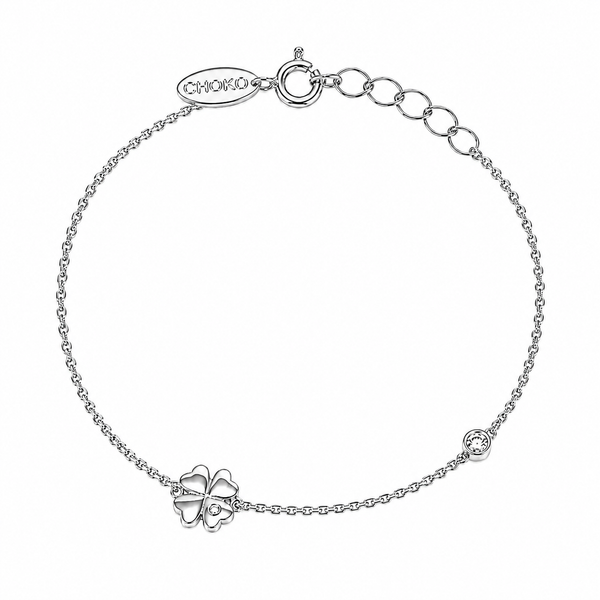 Lucky Clover Bracelet Silver