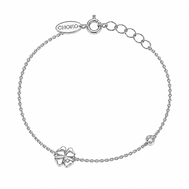 Lucky Clover Bracelet Silver