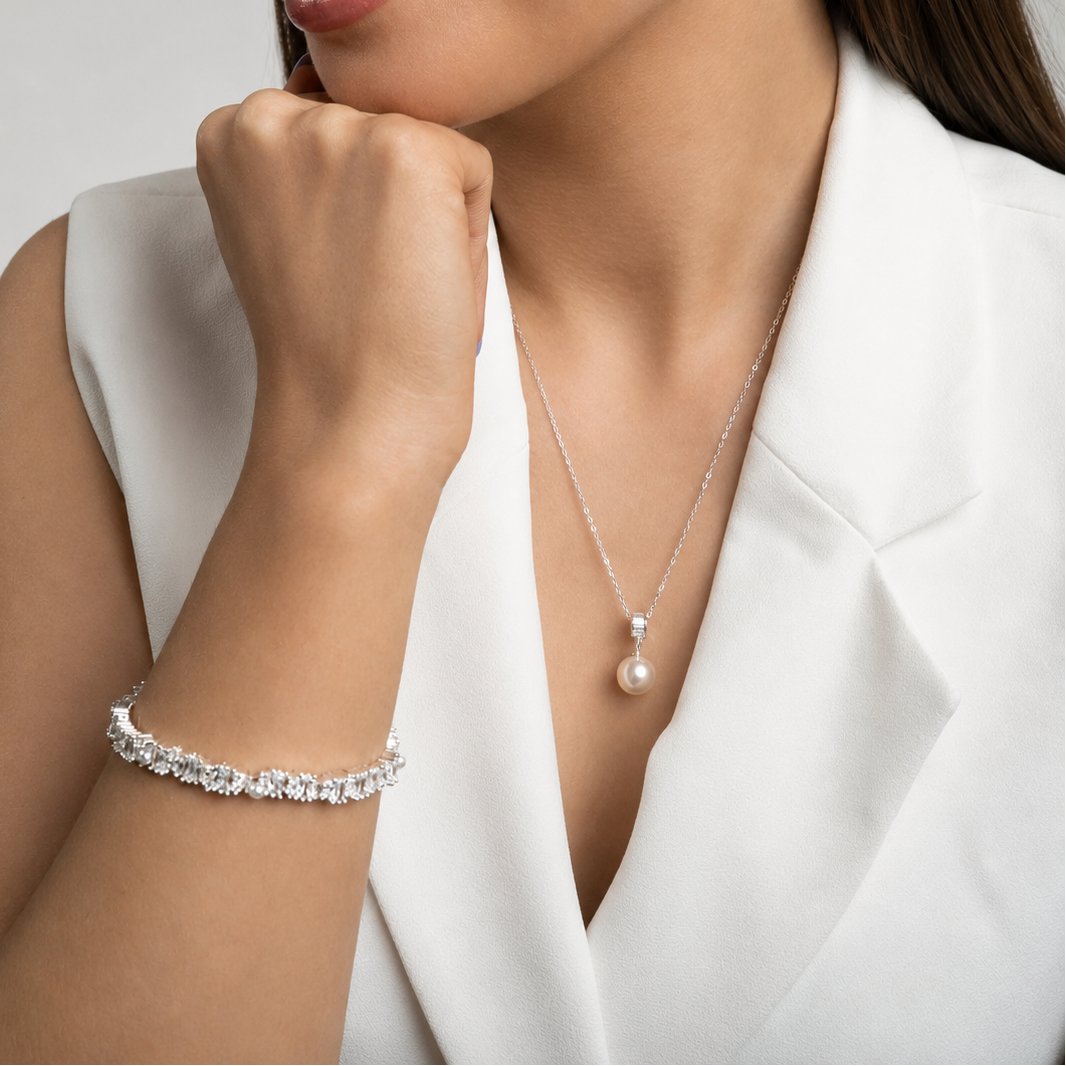 Liron Necklace Silver