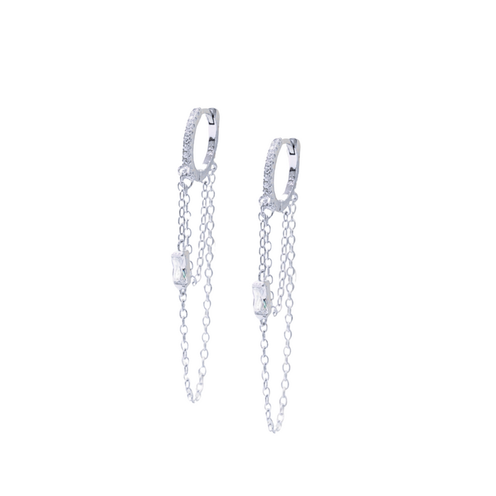 Fara Huggie Hoop Earrings Gold