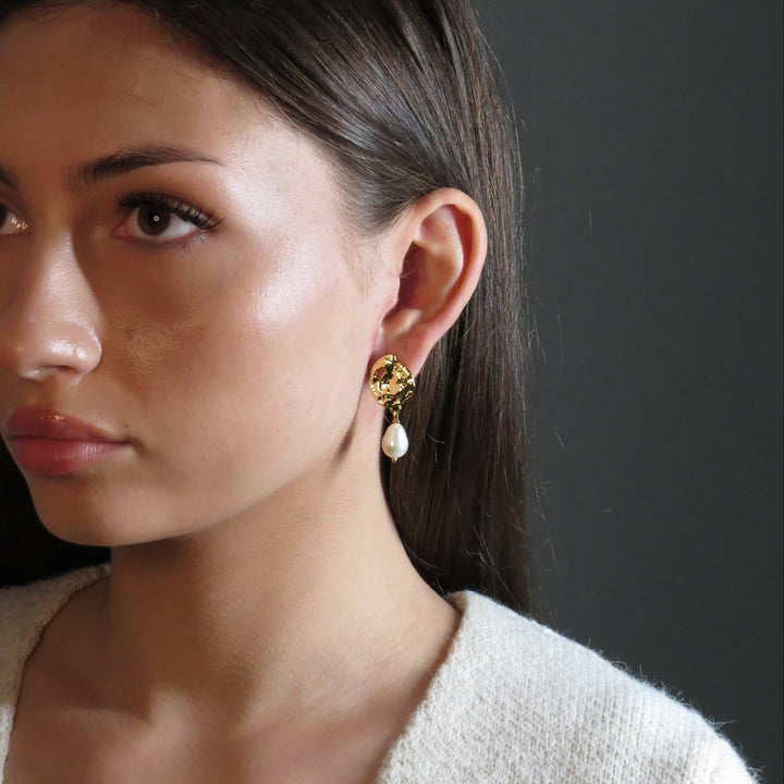 Bianca Pearl Drop Earrings