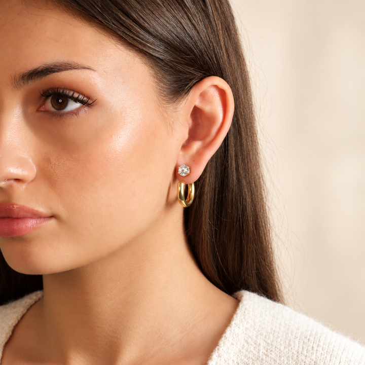Monet Hoop Earrings Gold