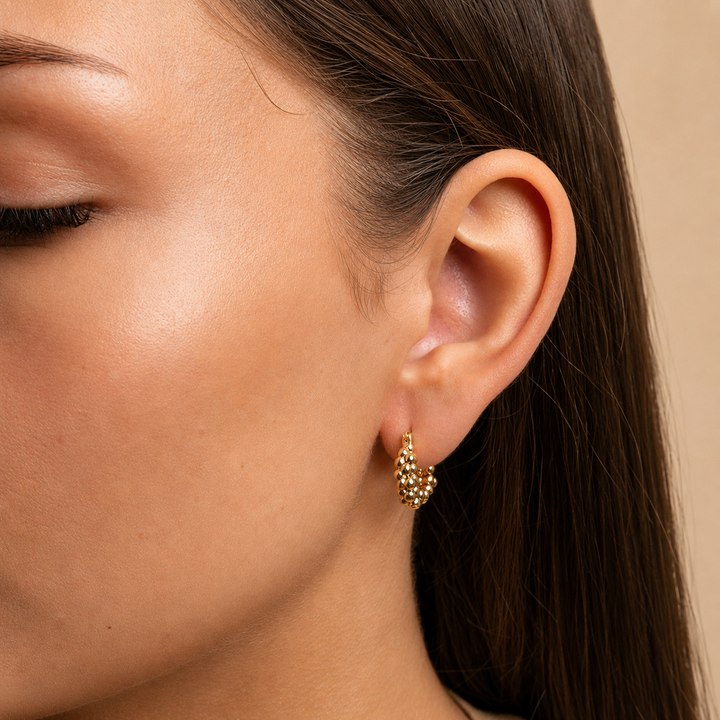 Dani Hoop Earrings Gold