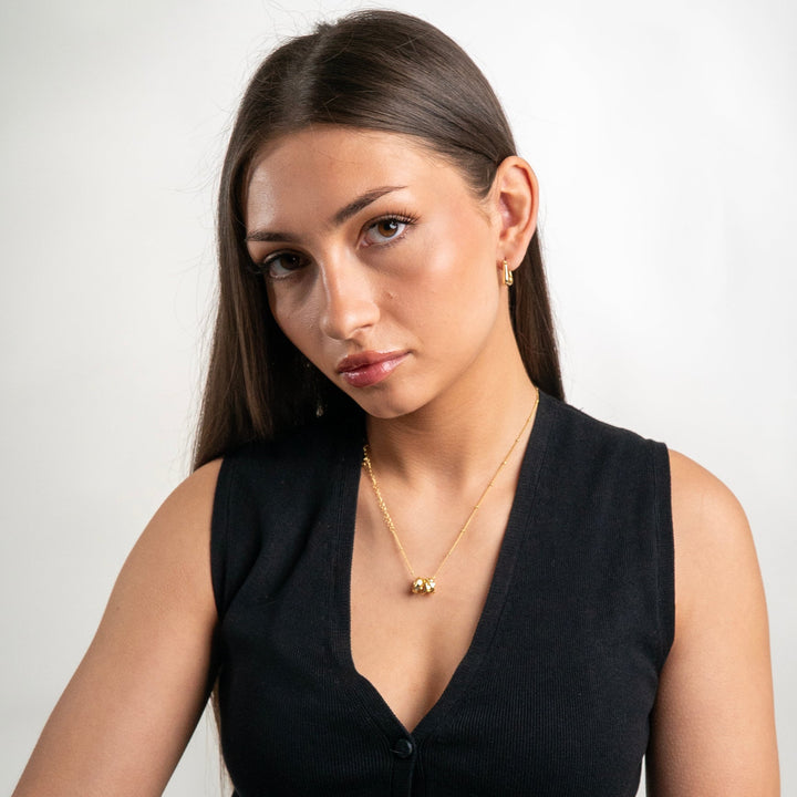 Vinny Oval Hoop Earrings