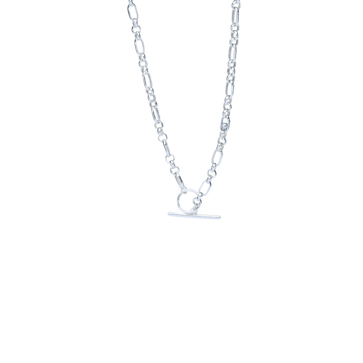 T Bar Mari Necklace Silver