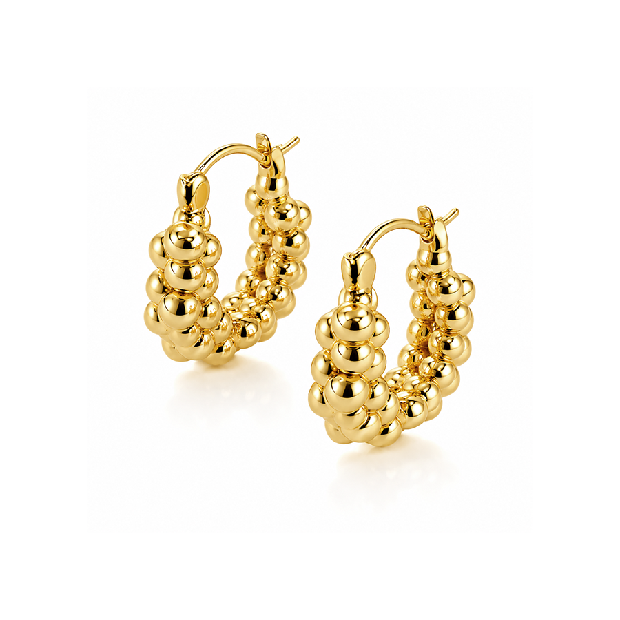 Dani Hoop Earrings Gold