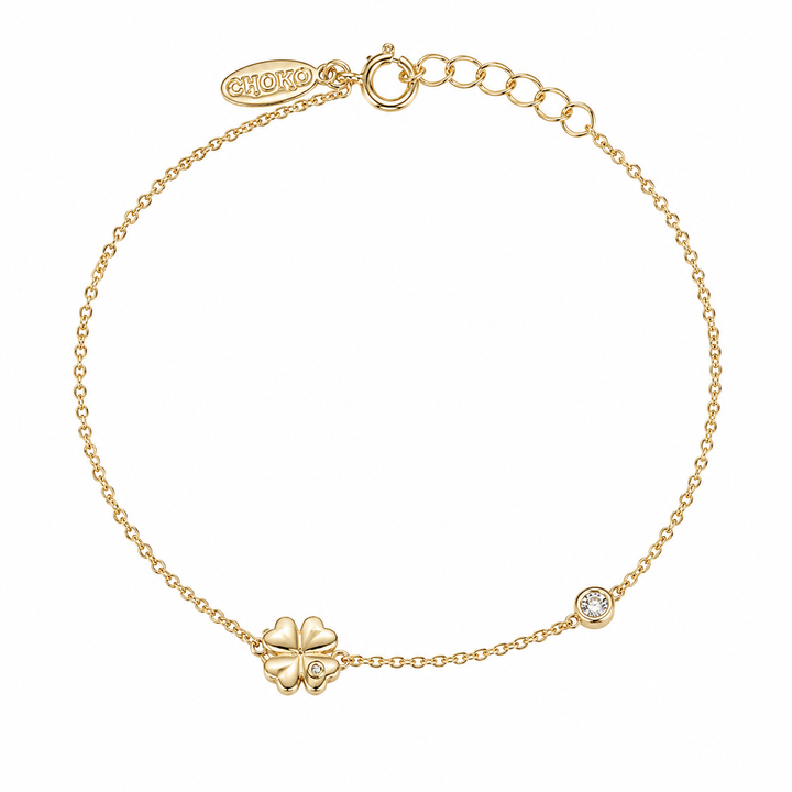 Lucky Clover Bracelet Gold
