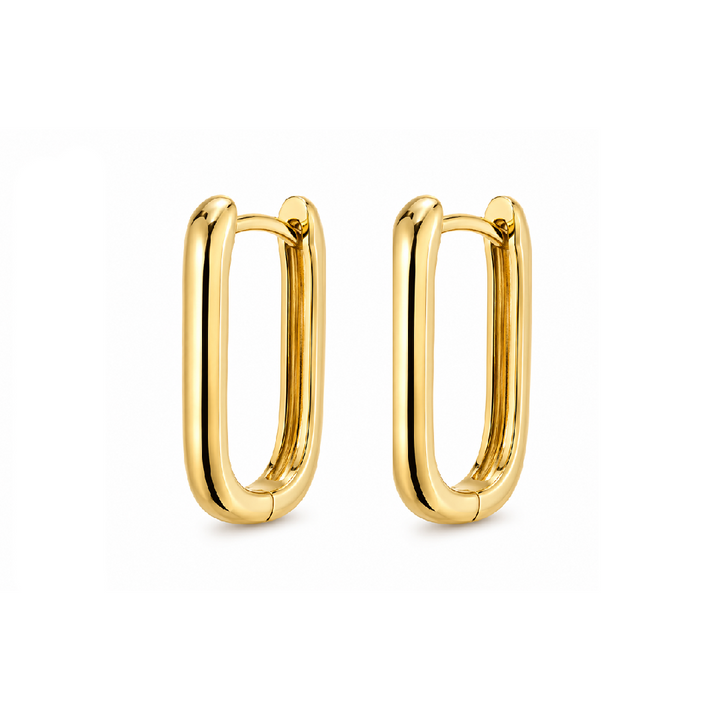 Link Earrings Gold