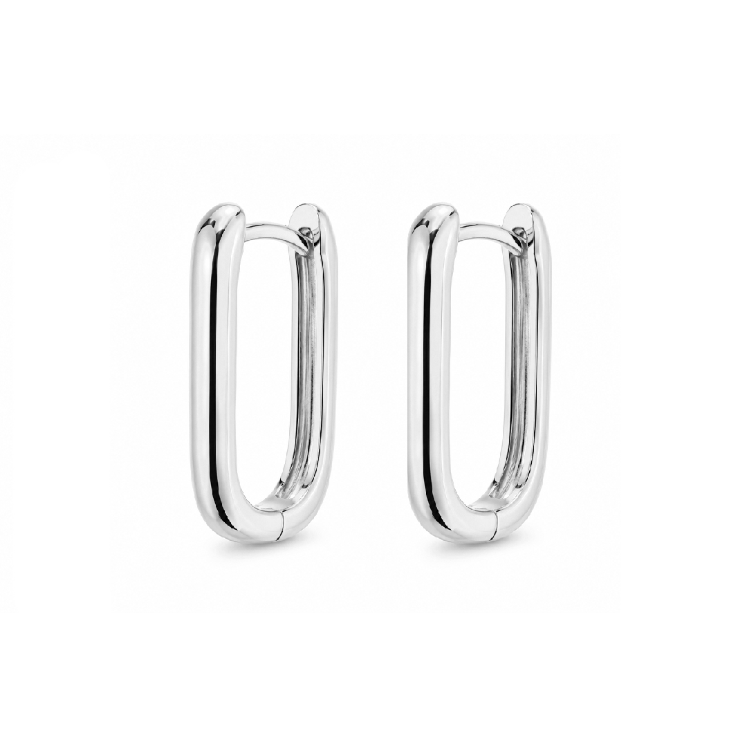Link Earrings Silver