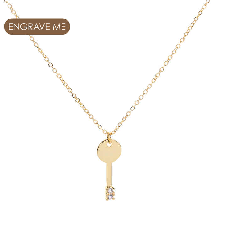 Key Necklace Gold