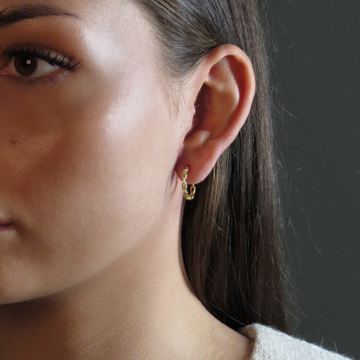 Chain Hoop Earrings