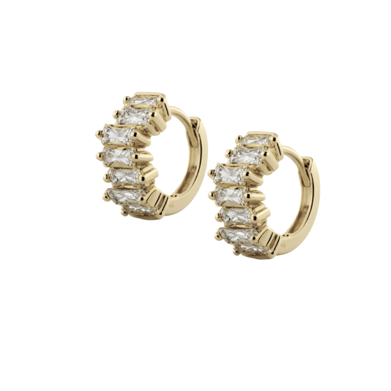 La Belle Huggie Earrings