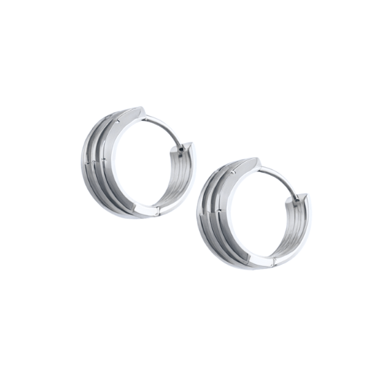 Kai Hoop Earrings Silver