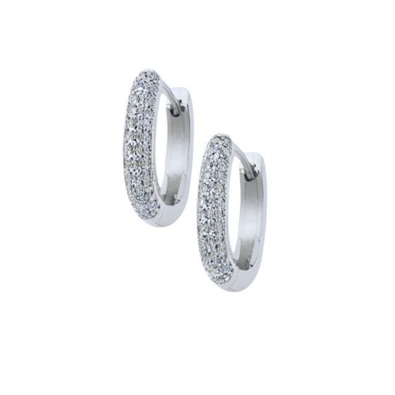 Hera Oval Hoop Earrings