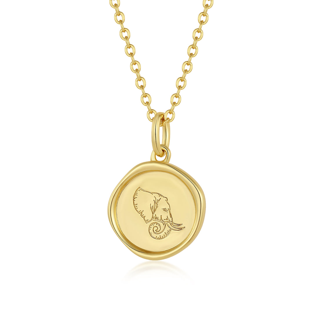 Elephant Affirmation Necklace
