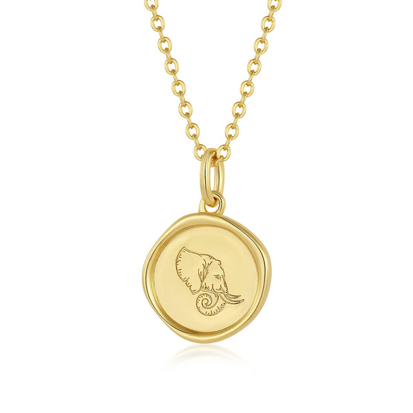 Elephant Affirmation Necklace