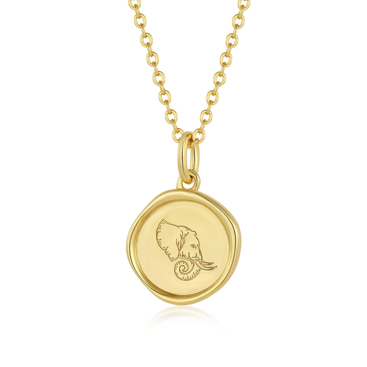 Elephant Affirmation Necklace