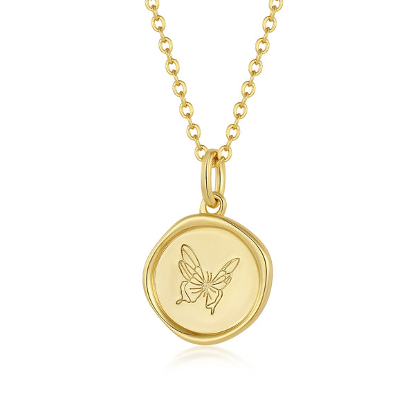 Butterfly Affirmation Necklace