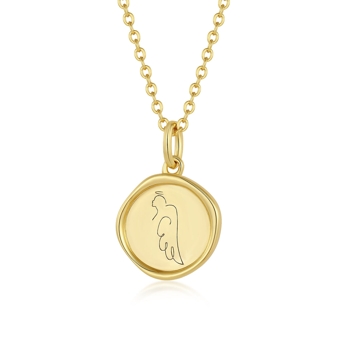 Angel Wings Affirmation Necklace