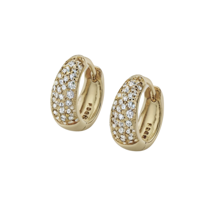 Sara Huggie Earrings Gold